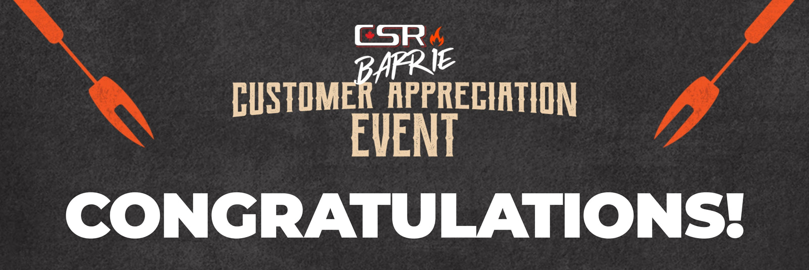 Customer Appreciation Event Giveaway Winners