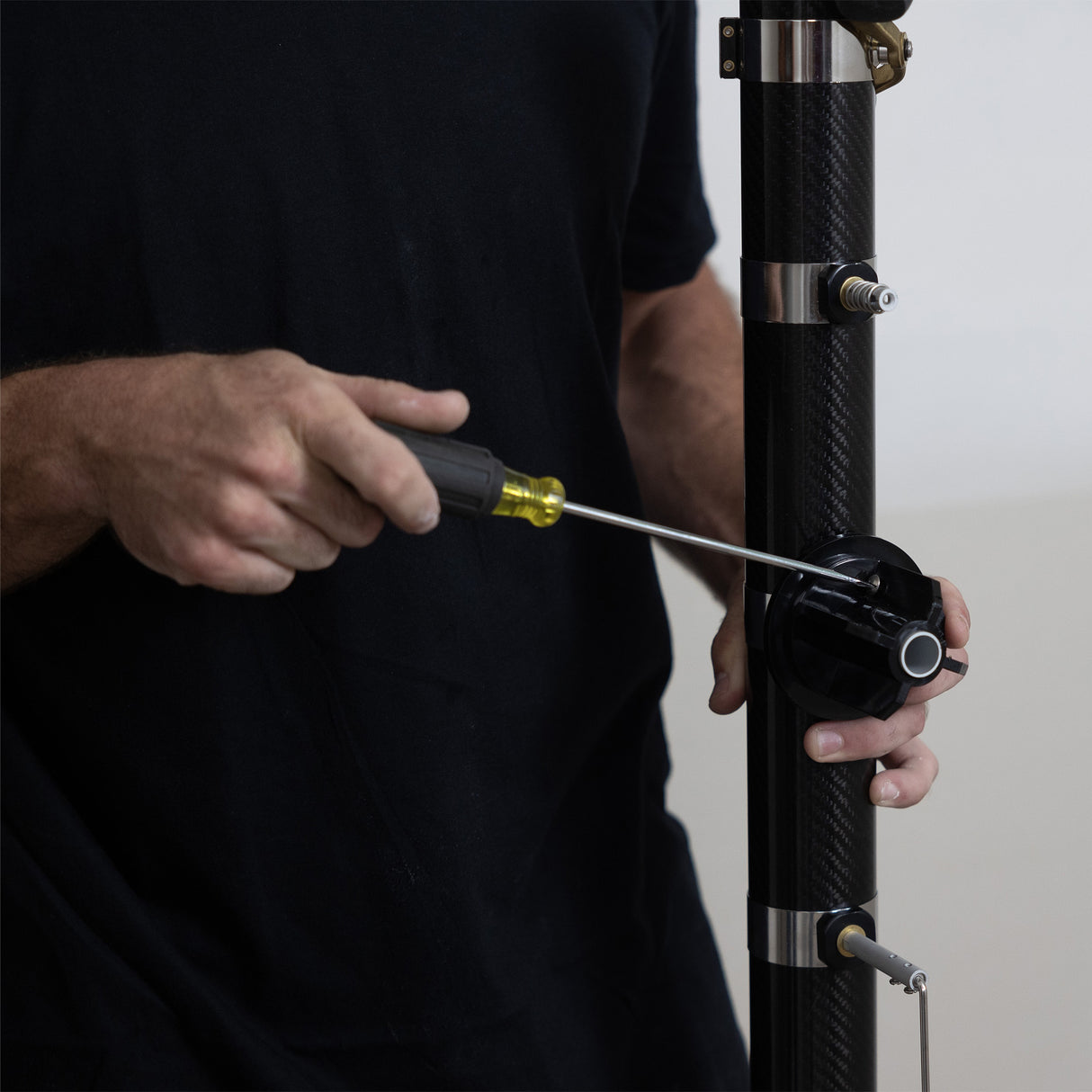 Encintadora automática de fibra de carbono Drywall Master Commander