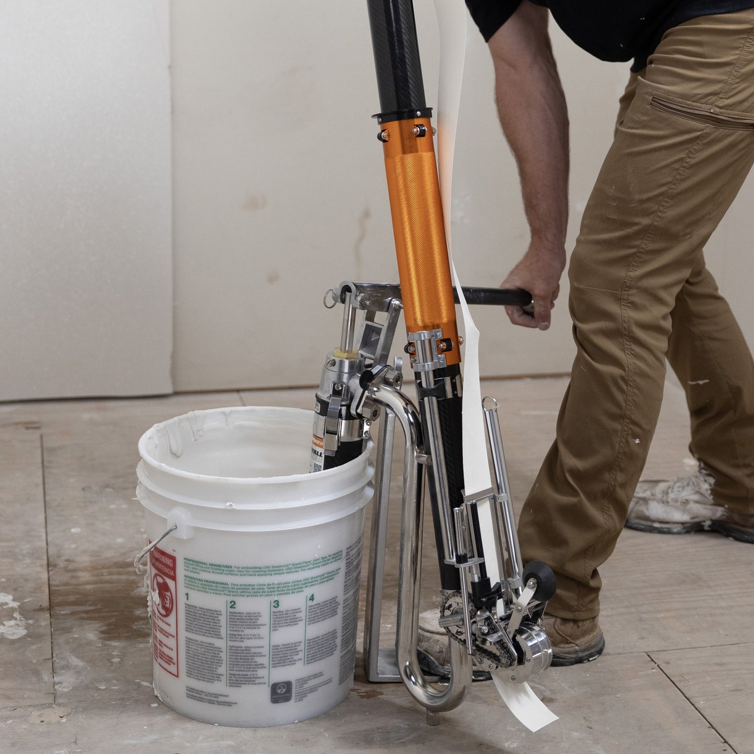 Encintadora automática de fibra de carbono Drywall Master Commander