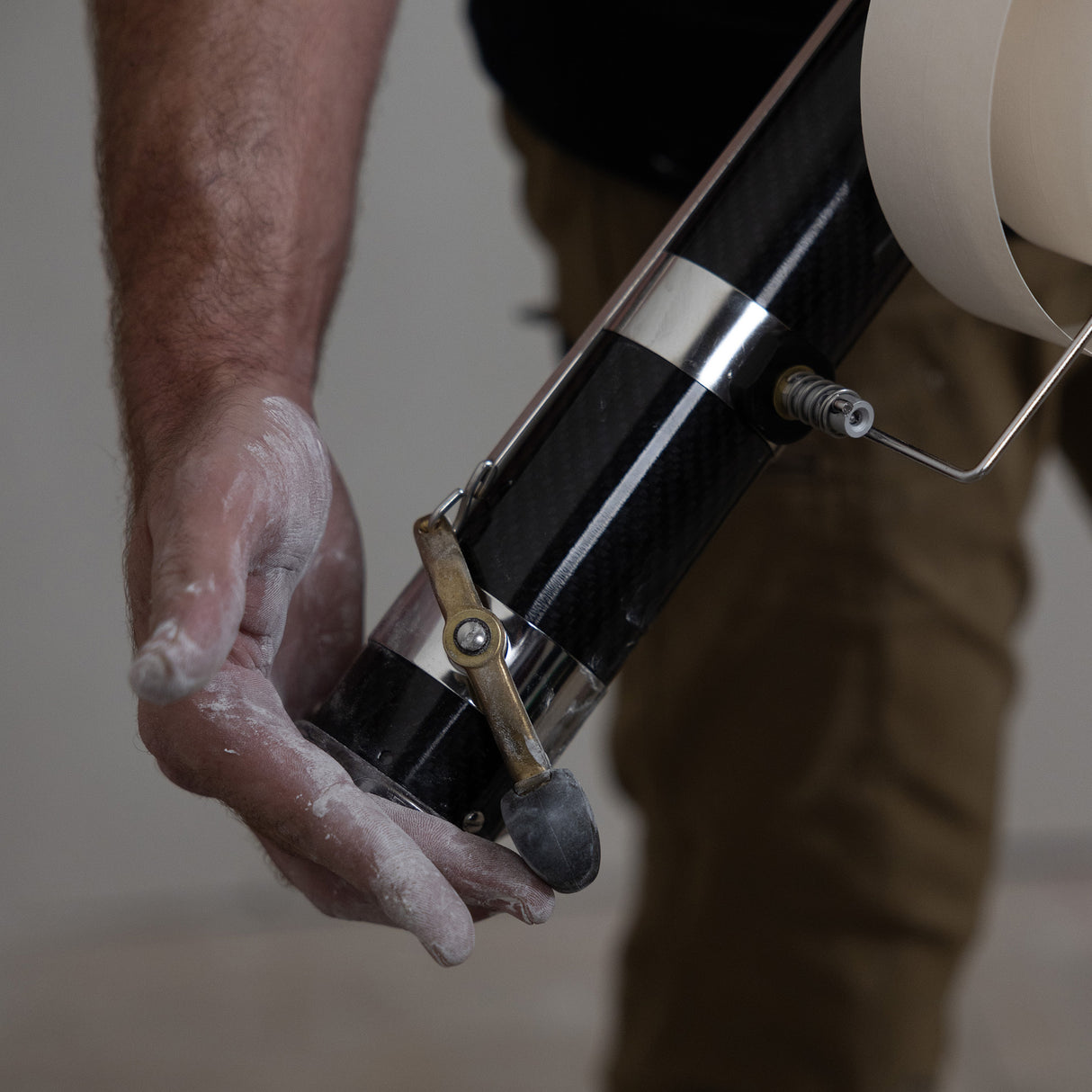 Encintadora automática de fibra de carbono Drywall Master Commander