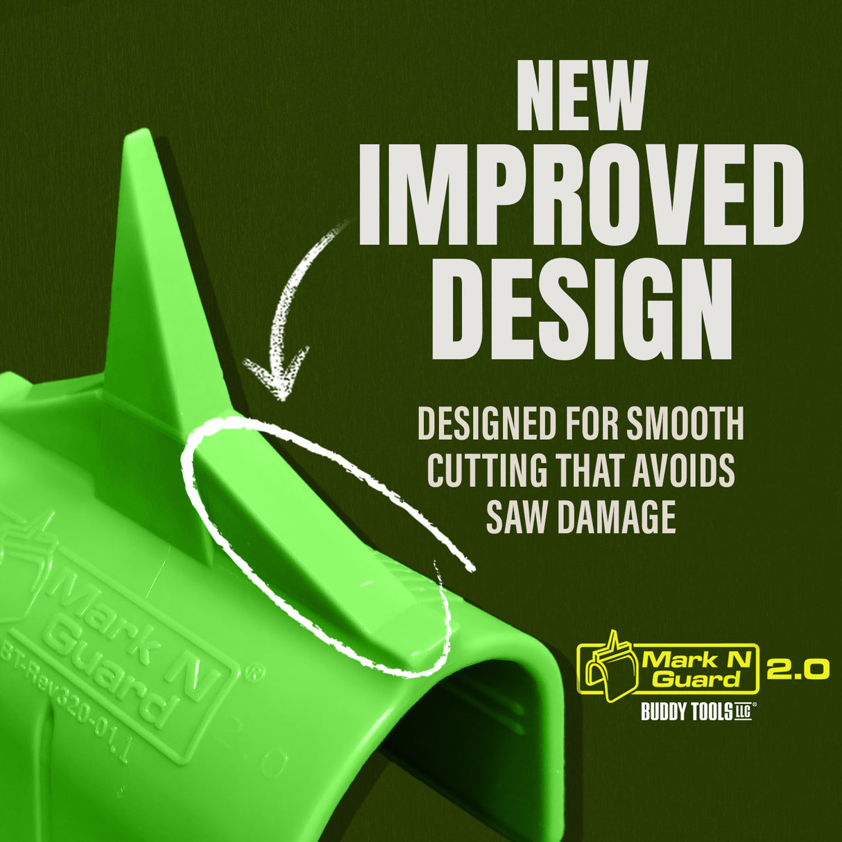 Buddy Tools Mark N Guard - Herramienta profesional de localización de cajas eléctricas para paneles de yeso (paquete de 5)