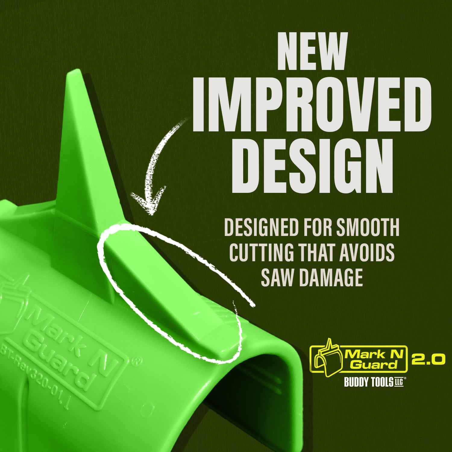 Buddy Tools Mark N Guard - Herramienta profesional de localización de cajas eléctricas para paneles de yeso (paquete de 5)