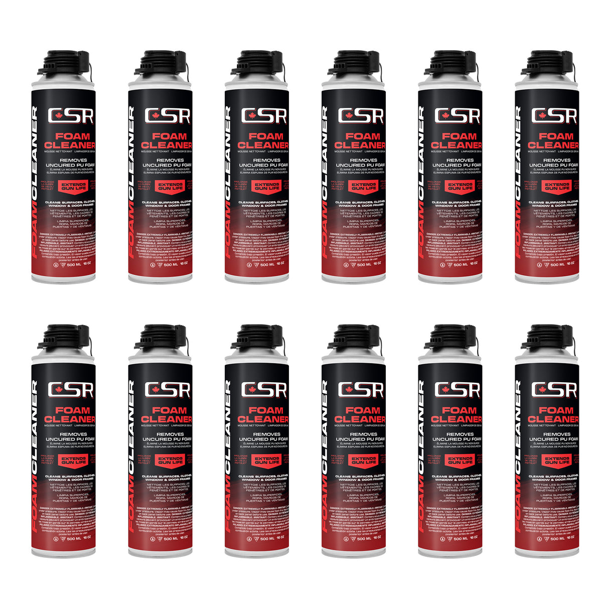 Limpiador en espuma CSR 500 ml (16 oz)