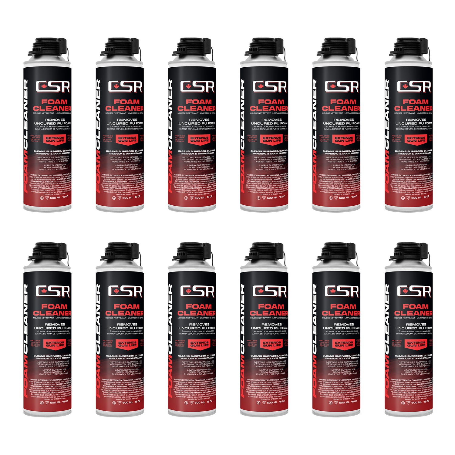 Limpiador en espuma CSR 500 ml (16 oz)
