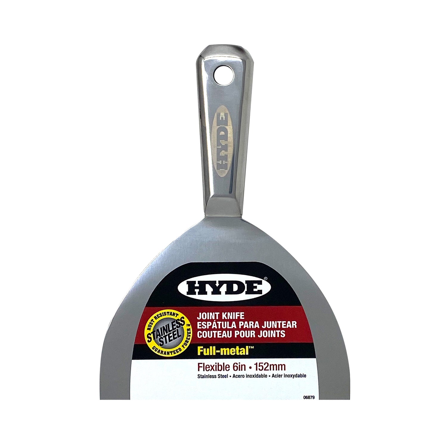 Juego de cuchillos para juntas Hyde de acero inoxidable y metal completo de 3 piezas