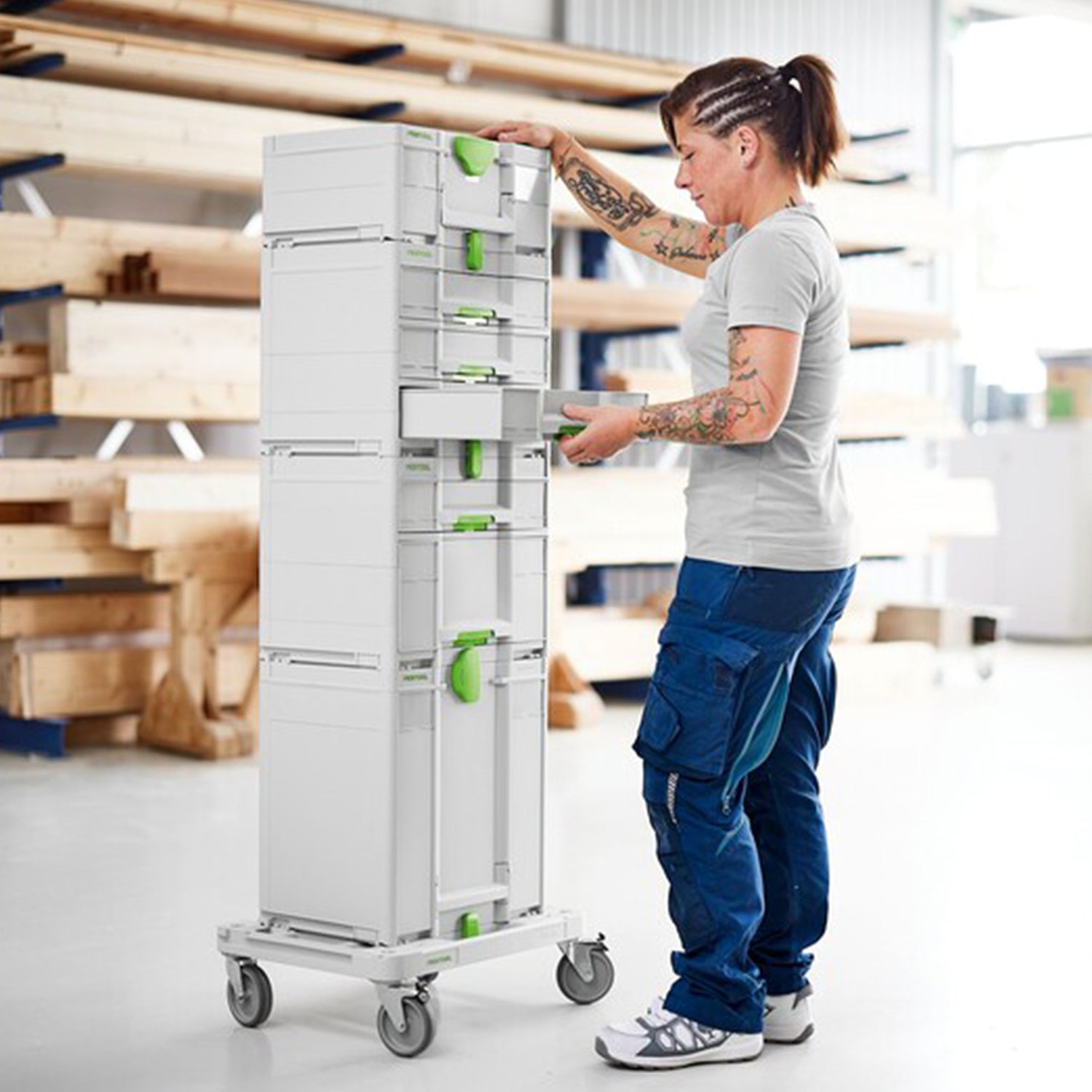 Carro para Systainer de Festool SYS-Cart SYS-RB