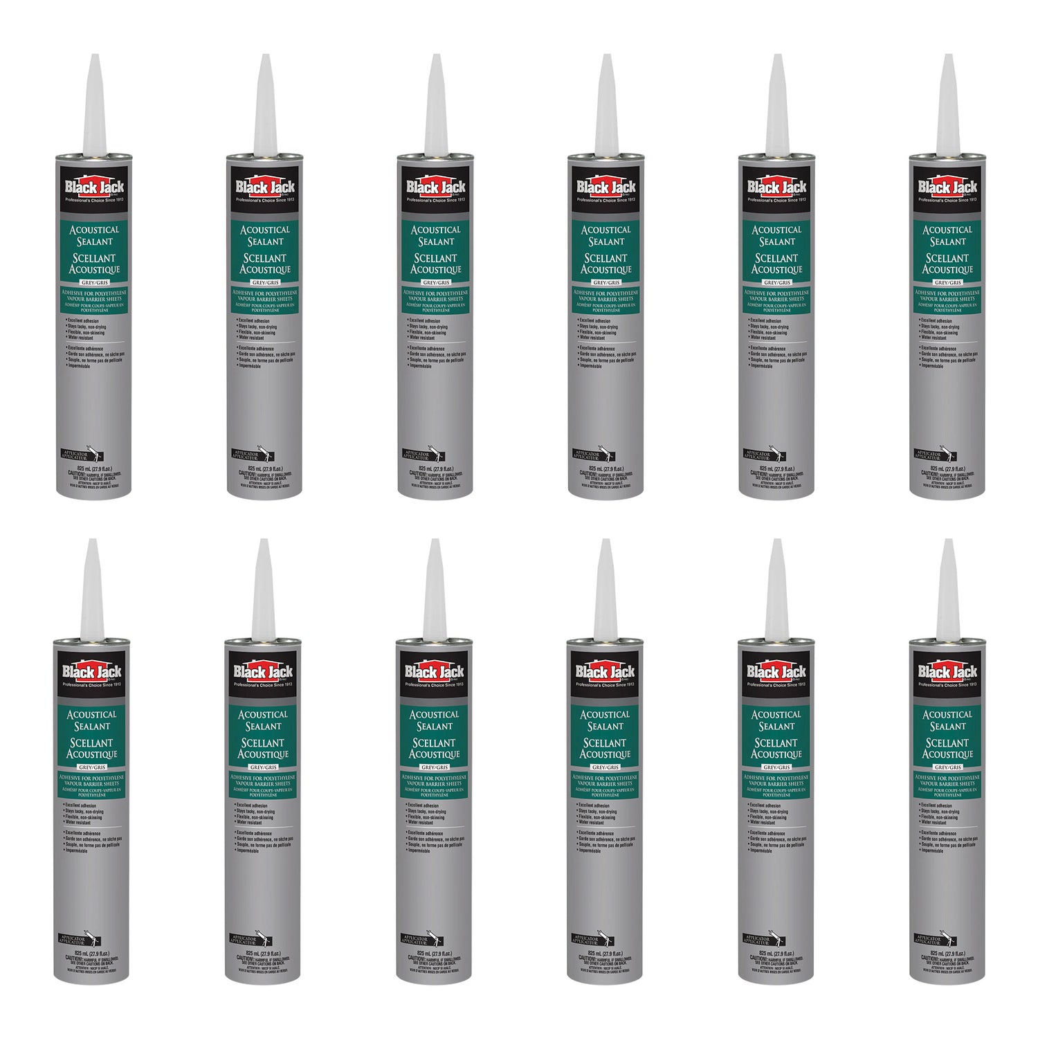 Sellador acústico Black Jack (gris)