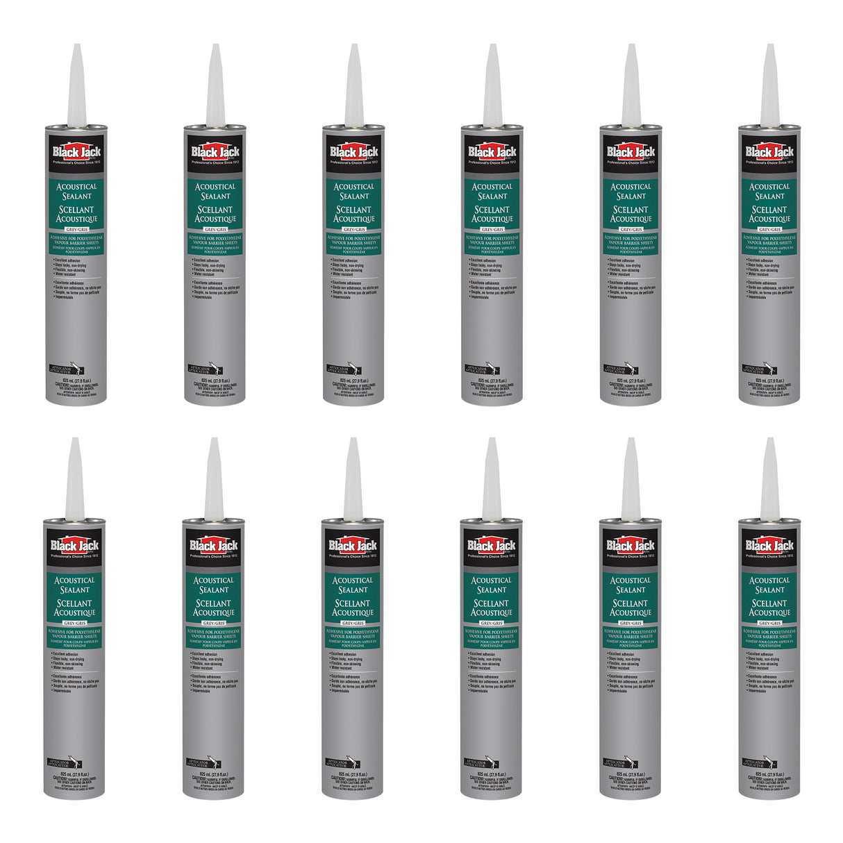 Sellador acústico Black Jack (gris)