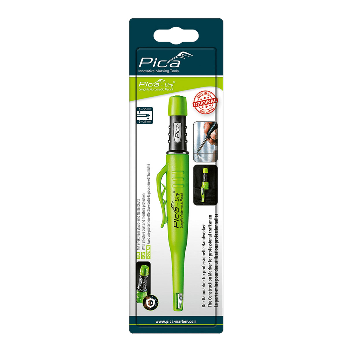 Pica NEW Dry Longlife Automatic Pencil (Blister Pack)