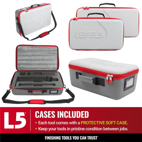Level 5 L5T Flat Box Combo with Bonus Tool Cases 4-604