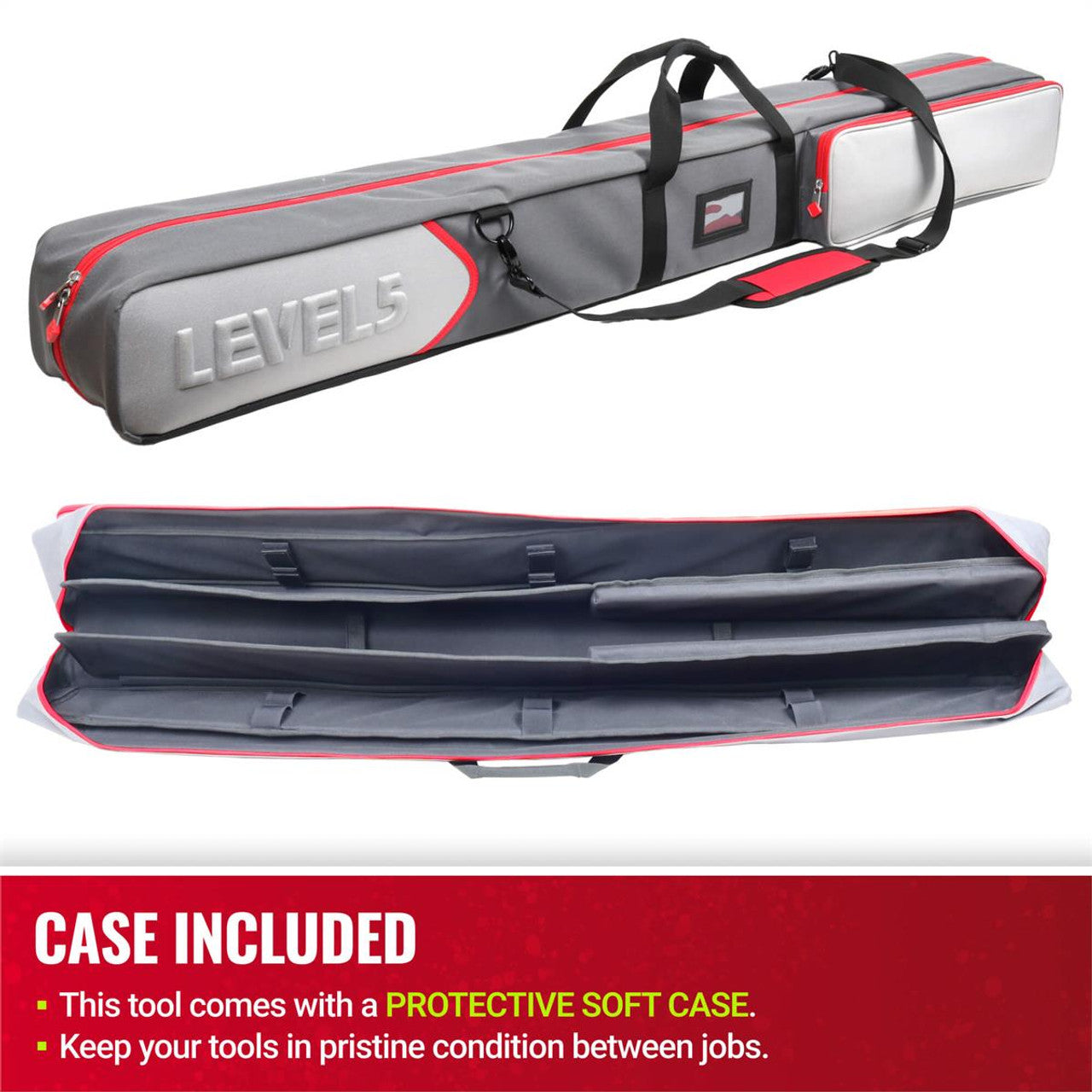 MiniShot de nivel 5 con extensión de mango y estuche de almacenamiento adicional