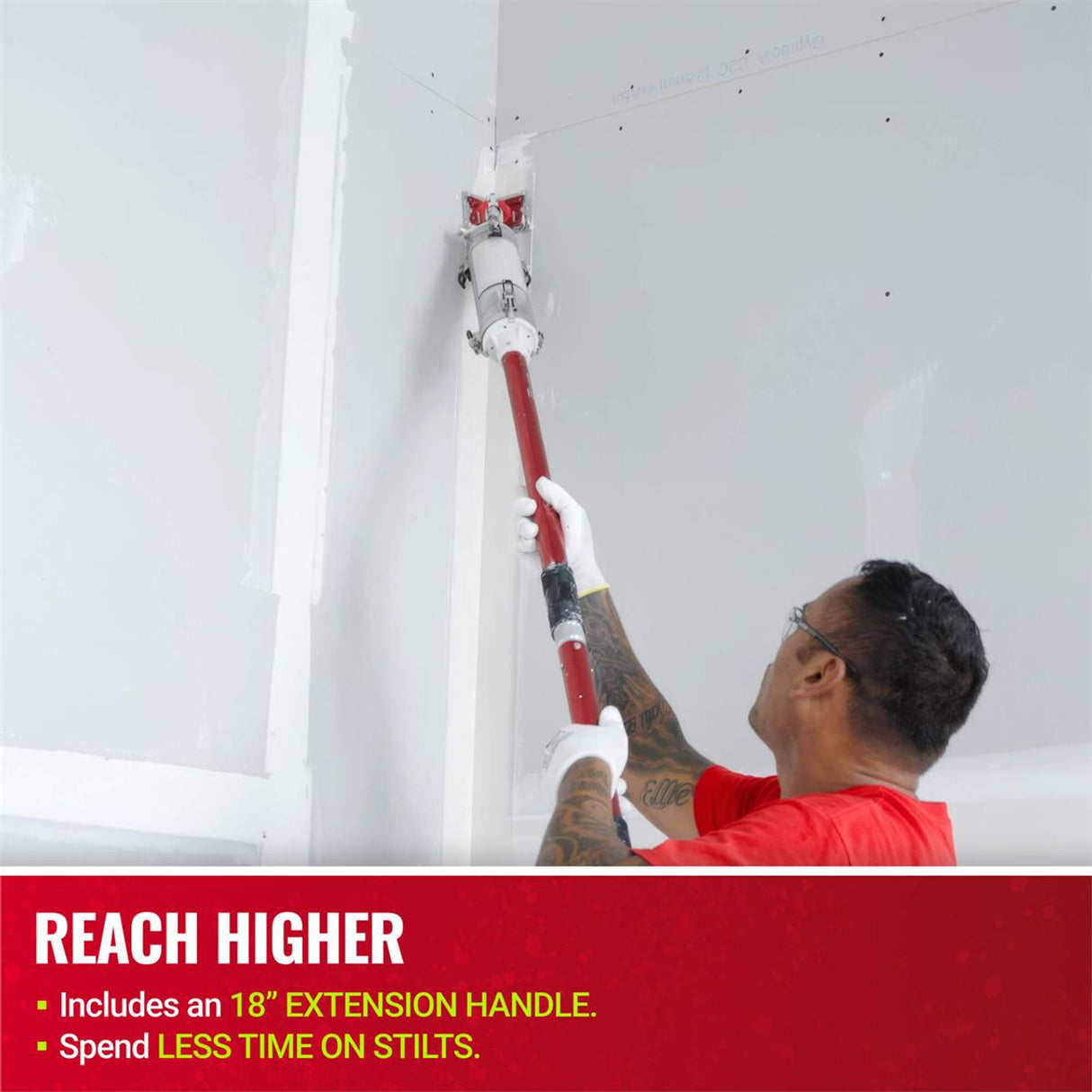 MiniShot de nivel 5 con extensión de mango y estuche de almacenamiento adicional