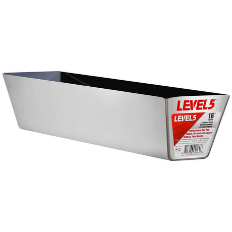 Level 5 Stainless Steel Mud Pan