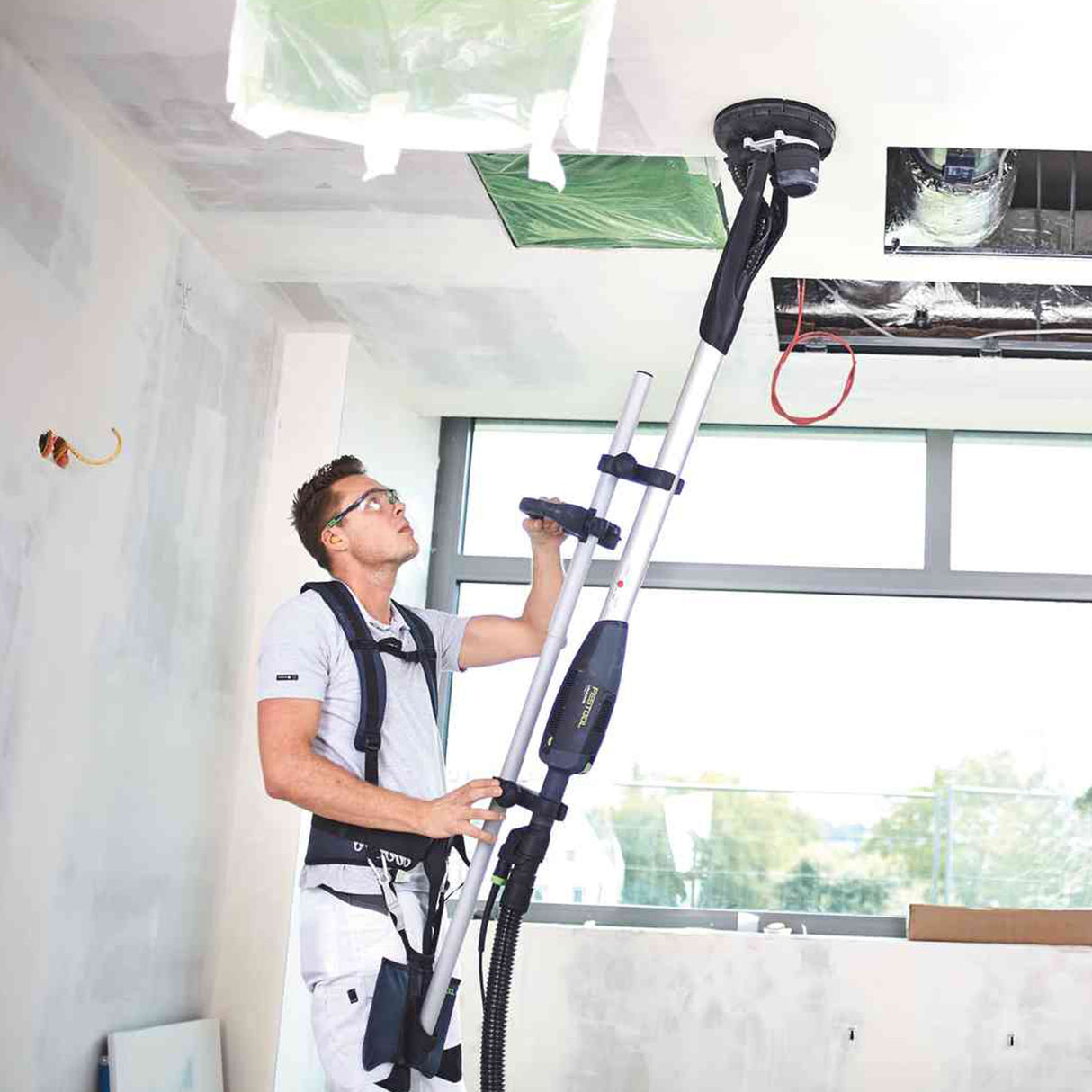 Arnés de soporte para lijadora de paneles de yeso Planex Festool TG-LHS 225