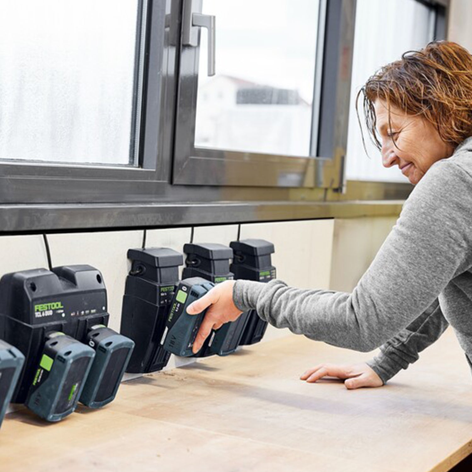 Batería y cargador Festool Energy Set SYS 18V 2x5,0/TCL 6 DUO