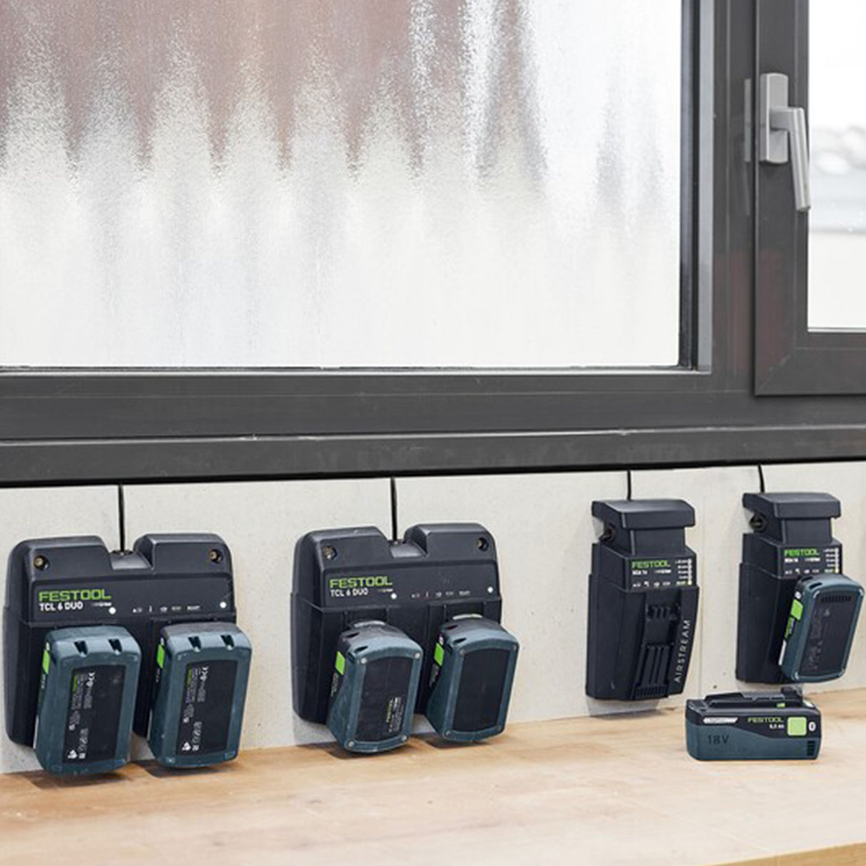 Batería y cargador Festool Energy Set SYS 18V 2x5,0/TCL 6 DUO