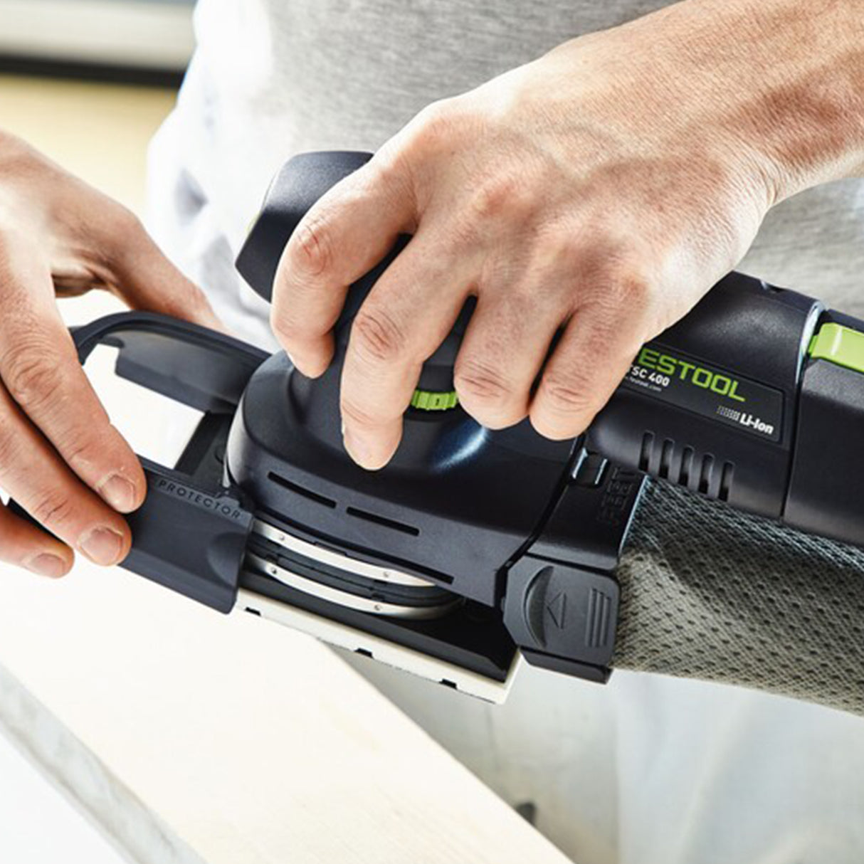 Lijadora orbital inalámbrica Festool RTSC 400 3,0 I-Plus