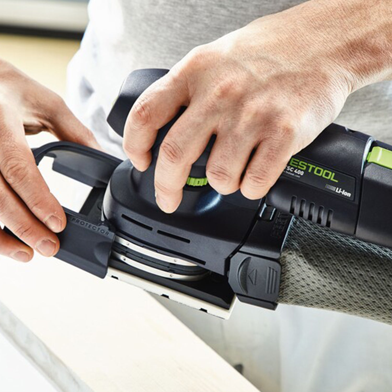 Lijadora orbital inalámbrica Festool RTSC 400 3,0 I-Plus