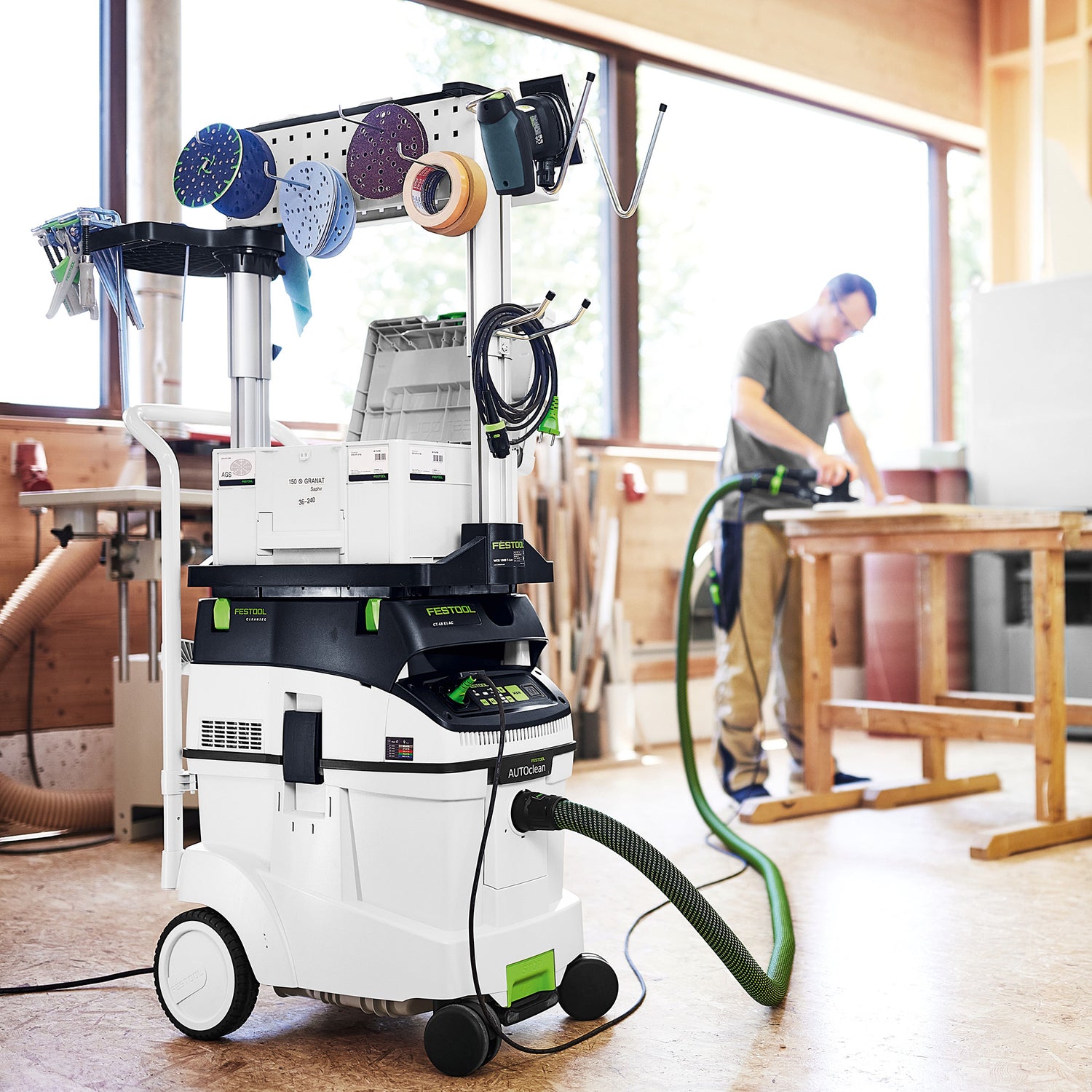 Extractor de polvo Festool con Autoclean CT 48 EI AC HEPA