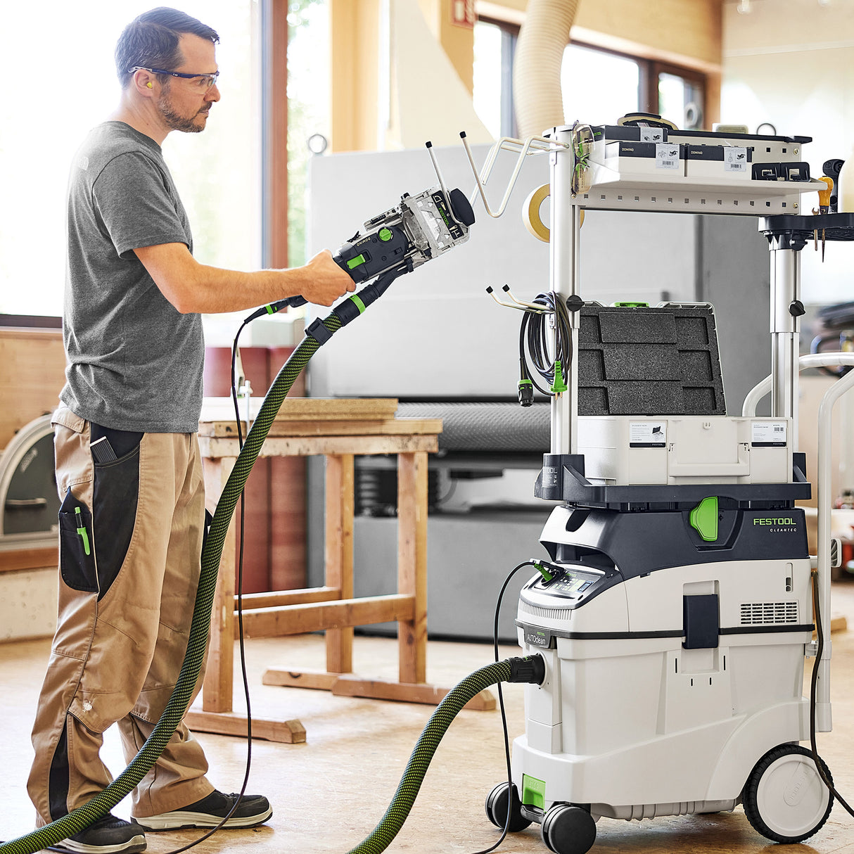 Extractor de polvo Festool con Autoclean CT 48 EI AC HEPA