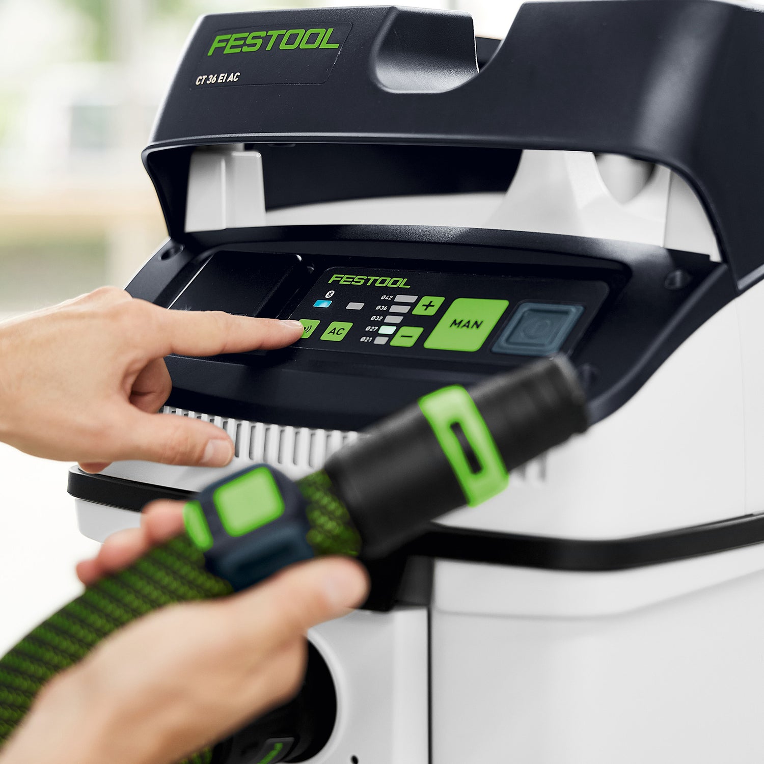 Extractor de polvo Festool con Autoclean CT 36 EI AC HEPA