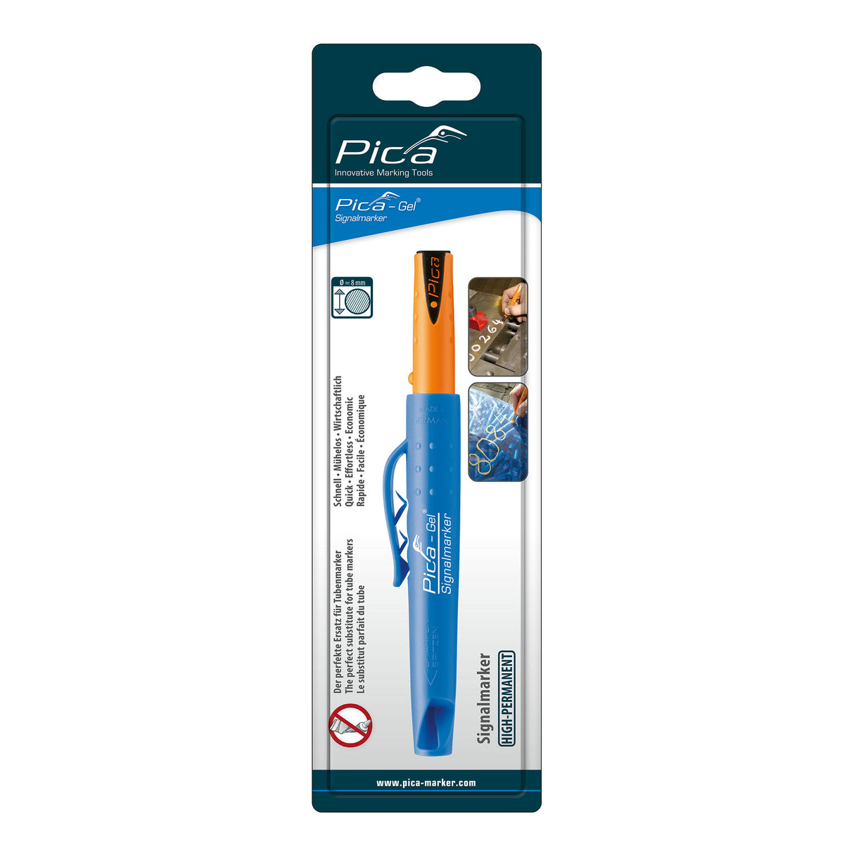 Marcador de señal de gel Pica