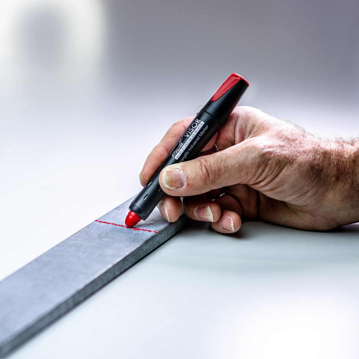 Marcador de crayón de construcción permanente Pica Visor