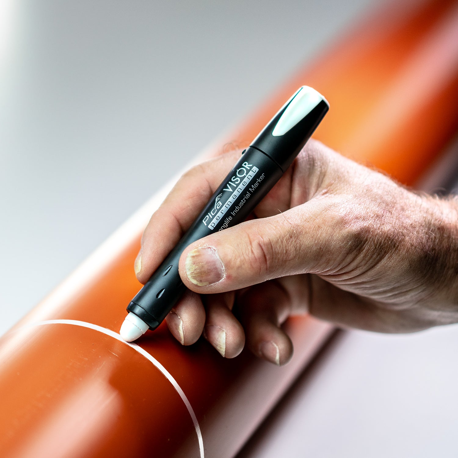 Marcador de crayón de construcción permanente Pica Visor
