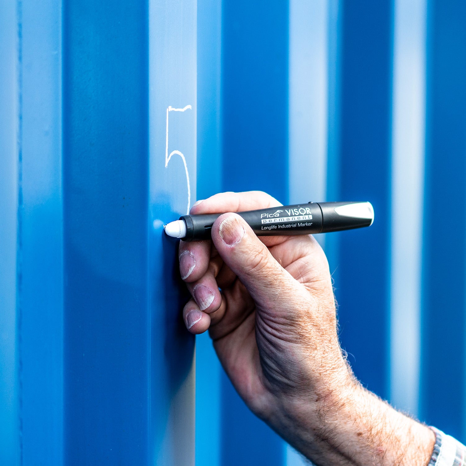 Marcador de crayón de construcción permanente Pica Visor