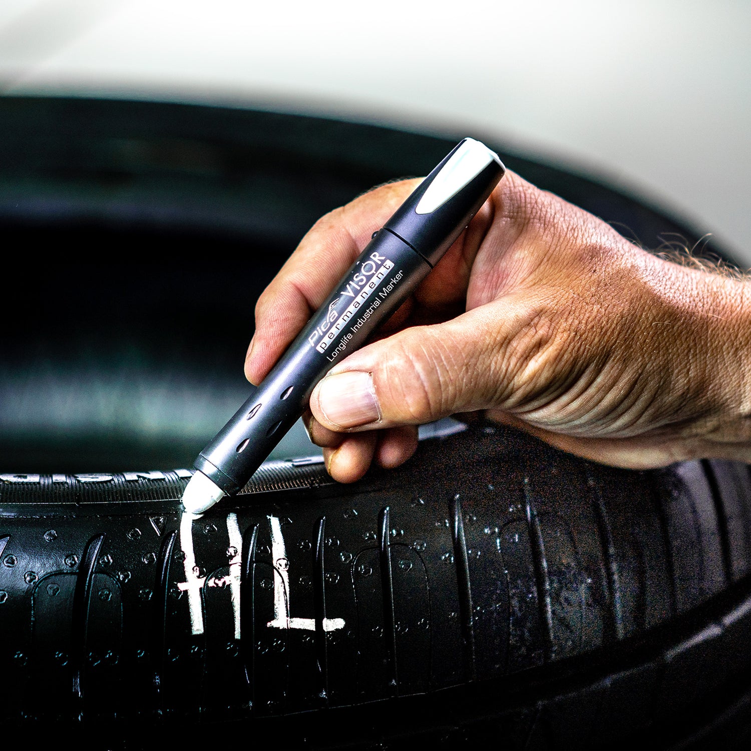 Marcador de crayón de construcción permanente Pica Visor