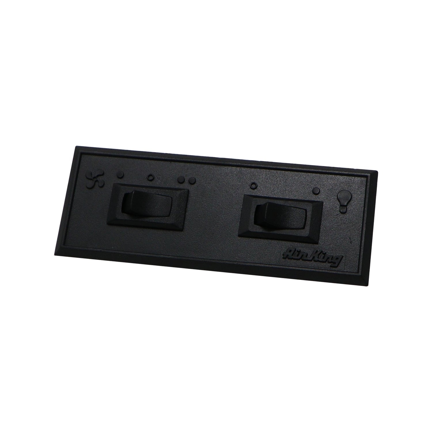 Air King Dual Motor Switch with Black Plate