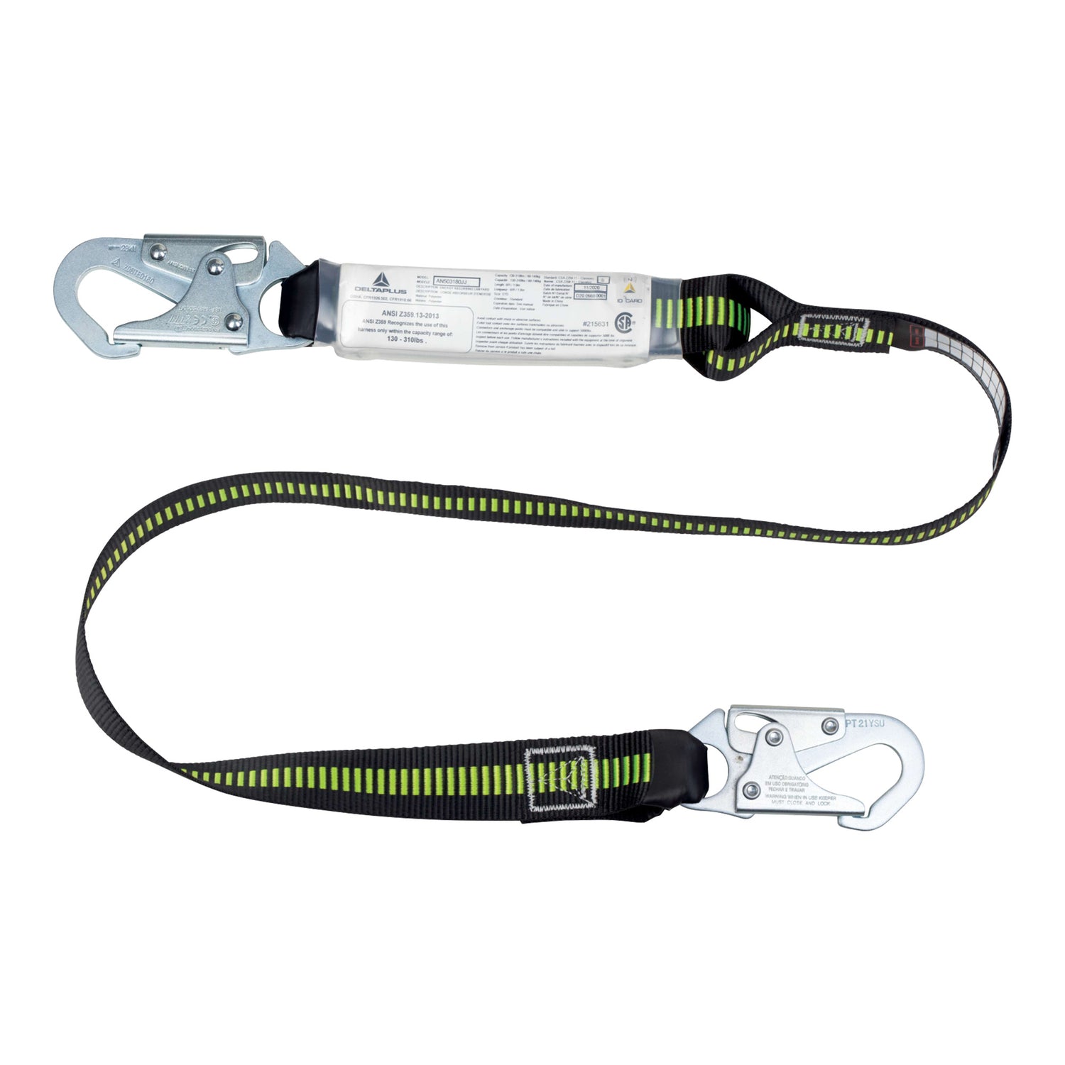 Cordón de seguridad Degil de 6 pies con gancho a presión