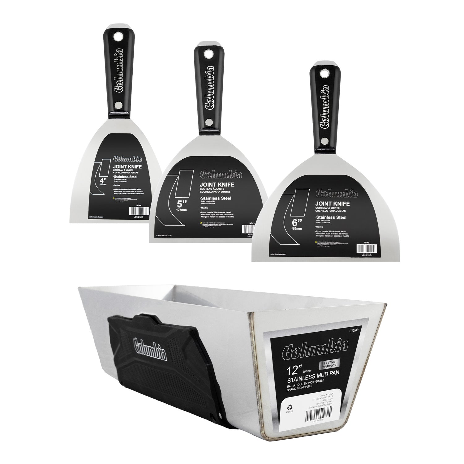 Juego de acabado básico Columbia con juego de herramientas manuales de regalo