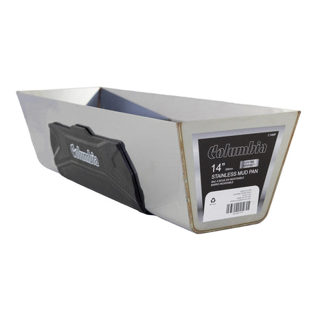 Bandeja para barro de acero inoxidable Columbia con agarre para barro GRATIS