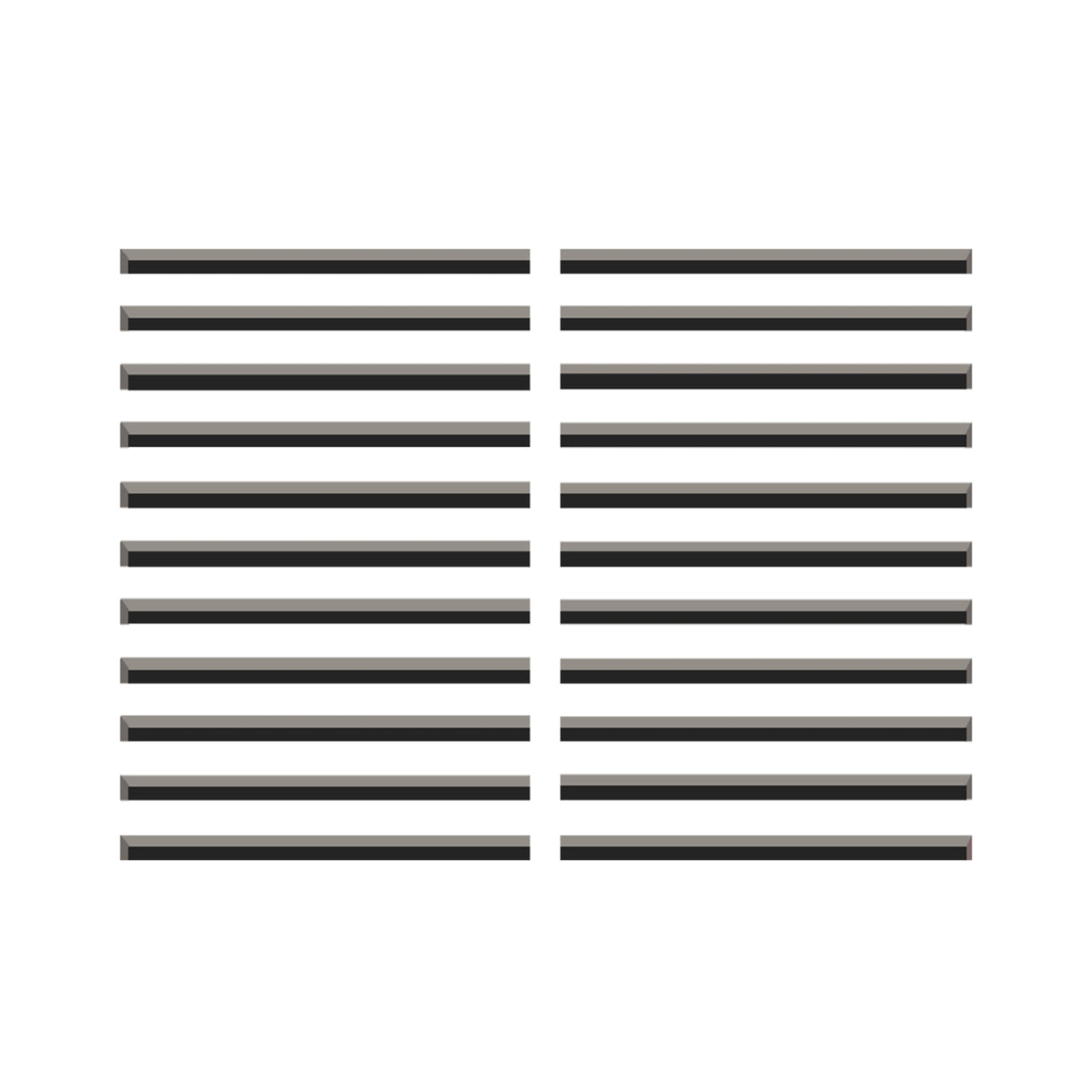 Envisivent Retorno de aire de pared montado al ras de barro permanente