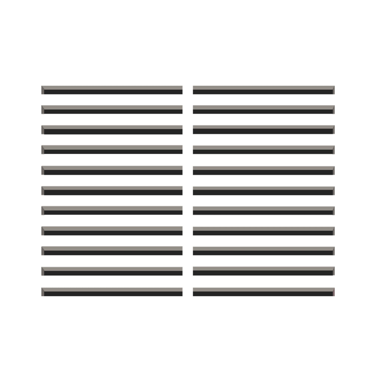 Envisivent Retorno de aire de pared montado al ras de barro permanente