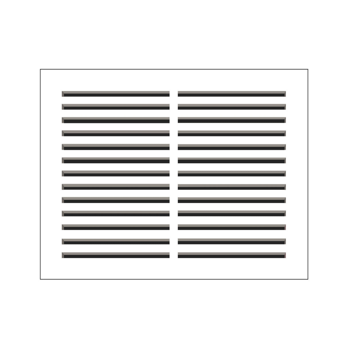 Ventilación de retorno de aire de pared empotrada magnética extraíble Envisivent