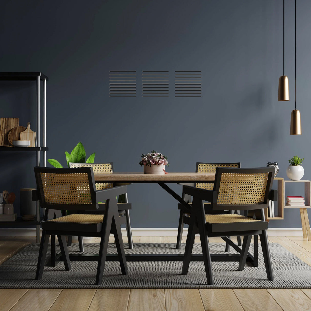 Envisivent Retorno de aire de pared montado al ras de barro permanente