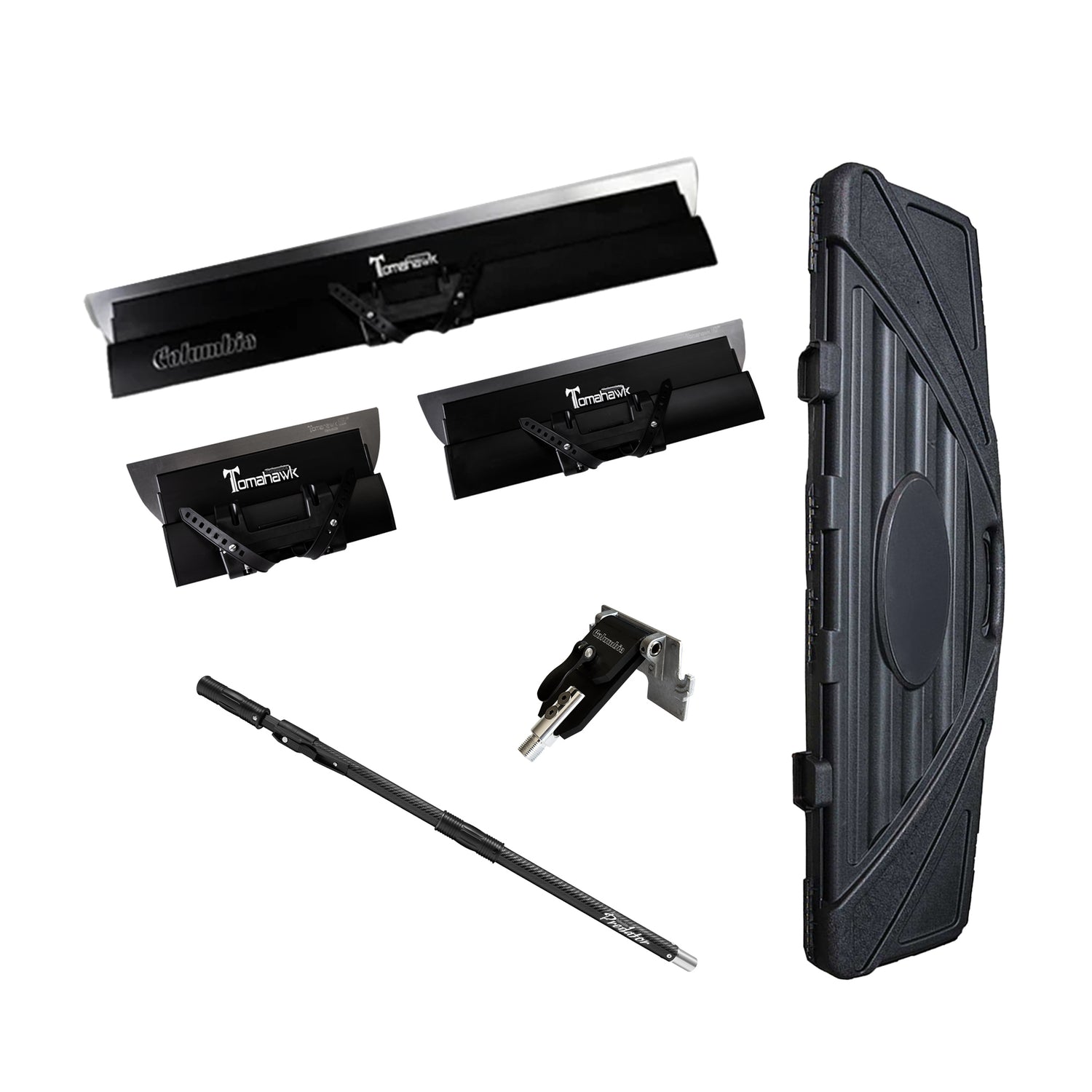 Juego de cuchillas alisadoras Columbia Predator Tomahawk con estuche rígido