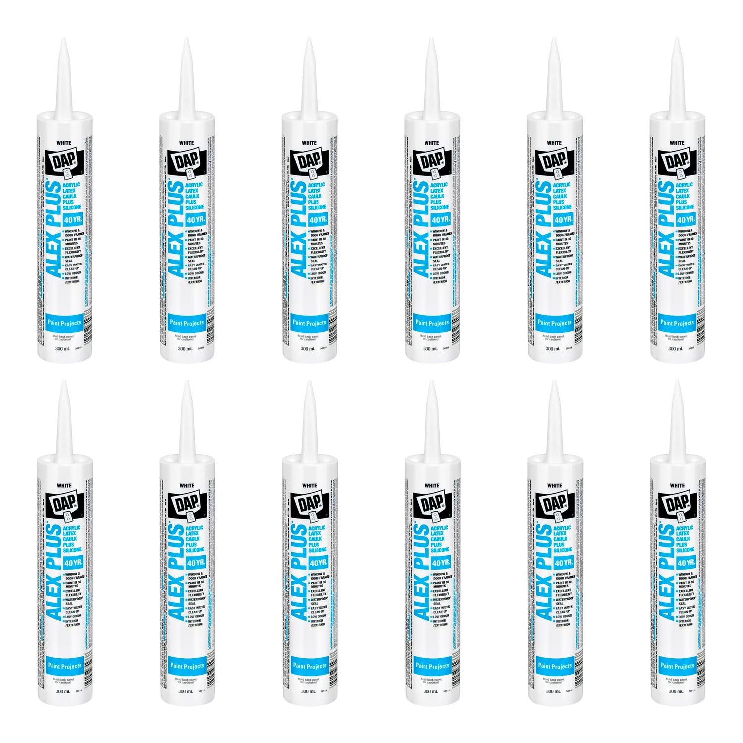 Dap Alex Plus® All-Purpose Acrylic Latex Caulk Plus Silicone