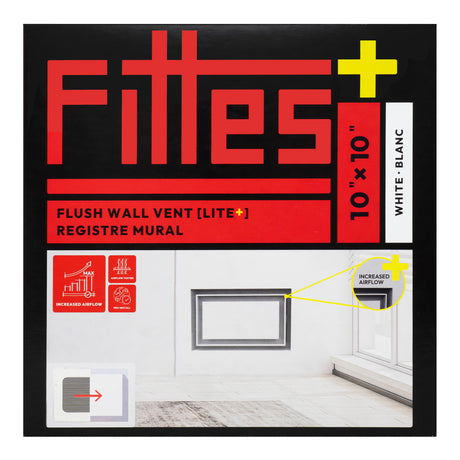 Ventilación de pared empotrada de alto rendimiento Aria Lite+