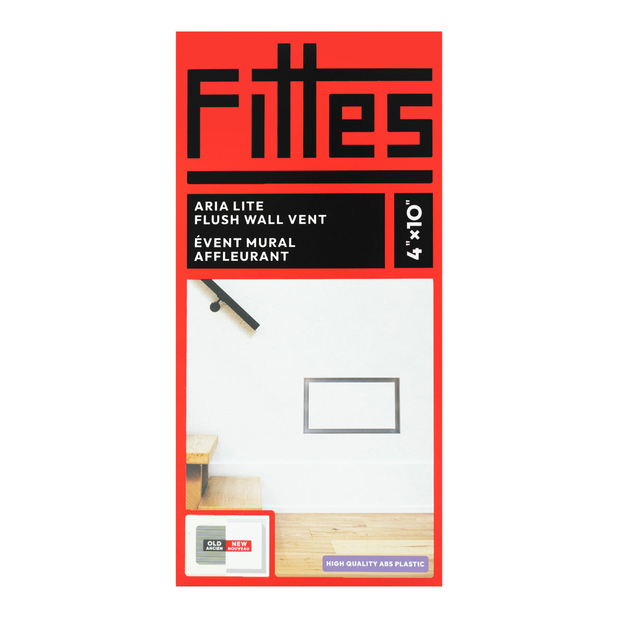 Aérateur mural affleurant Aria Lite