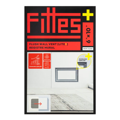 Ventilación de pared empotrada de alto rendimiento Aria Lite+