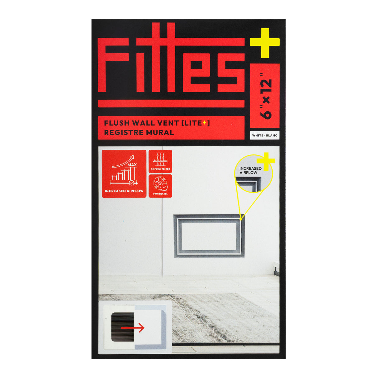 Aria Lite+ Flush High Performance Wall Vent