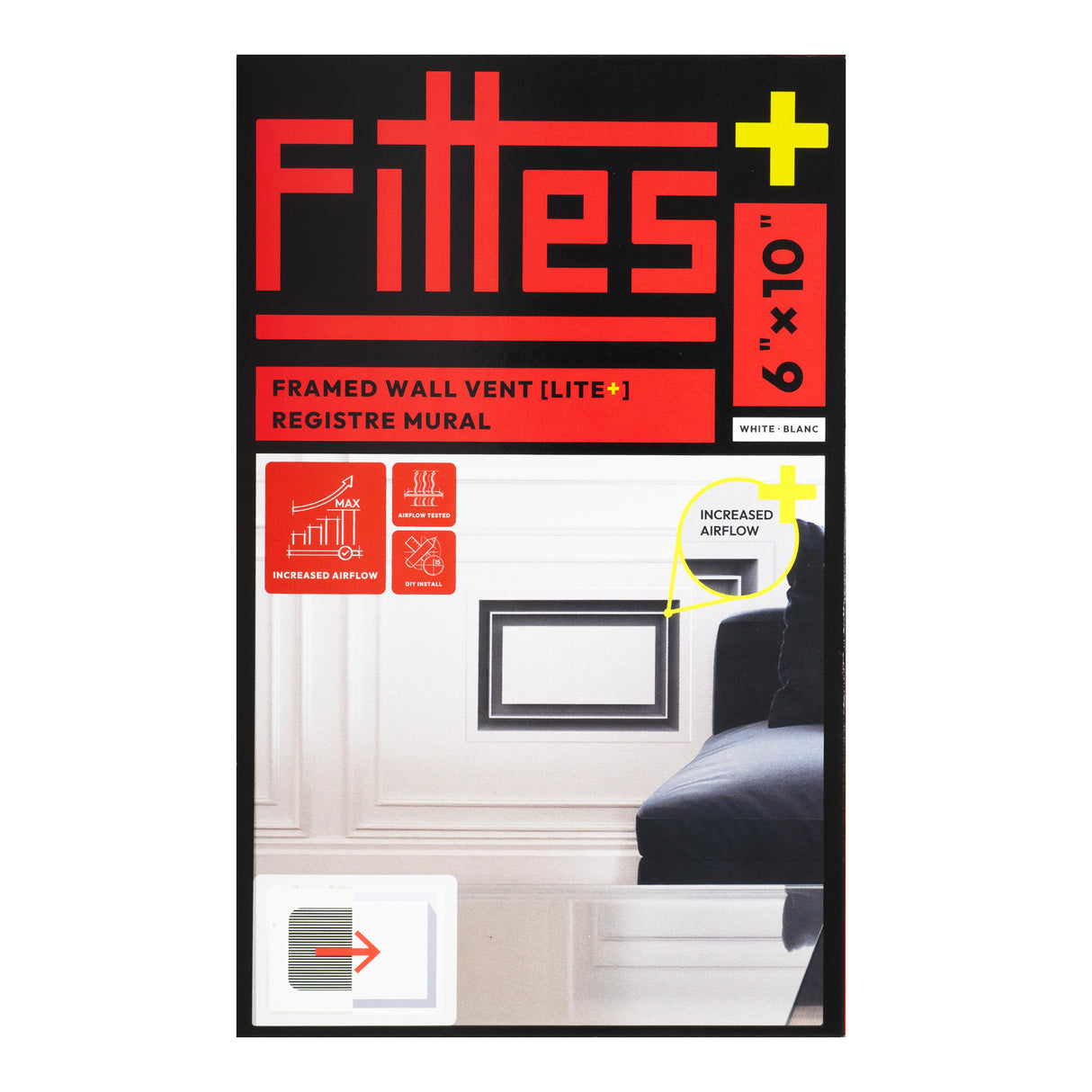 Aria Lite+ Framed High Performance Wall Vent