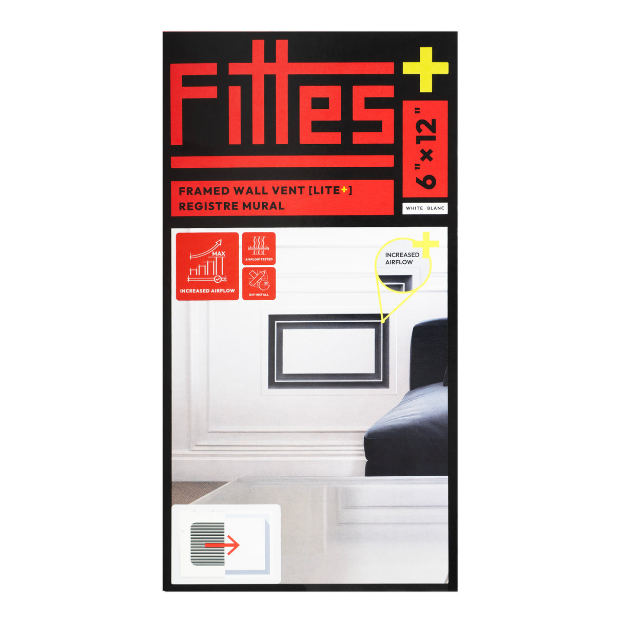 Aria Lite+ Framed High Performance Wall Vent