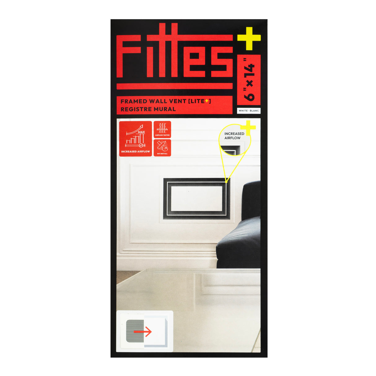 Aria Lite+ Framed High Performance Wall Vent