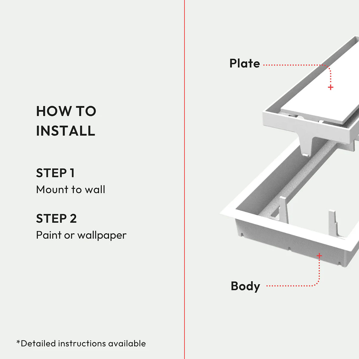 Aria Lite+ Framed High Performance Wall Vent