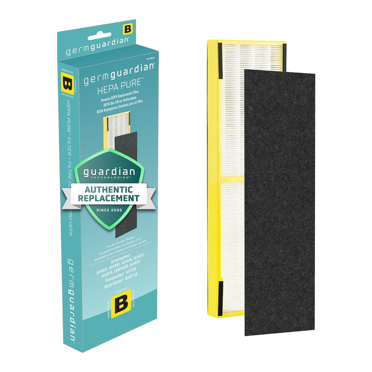 GermGuardian FLT4825PC True HEPA GENUINE Replacement Filter B