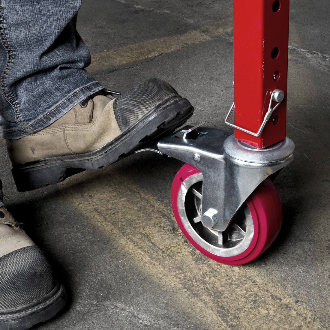 Andamio de panadería de 6 pies con ruedas de 6" MetalTech Buildman™